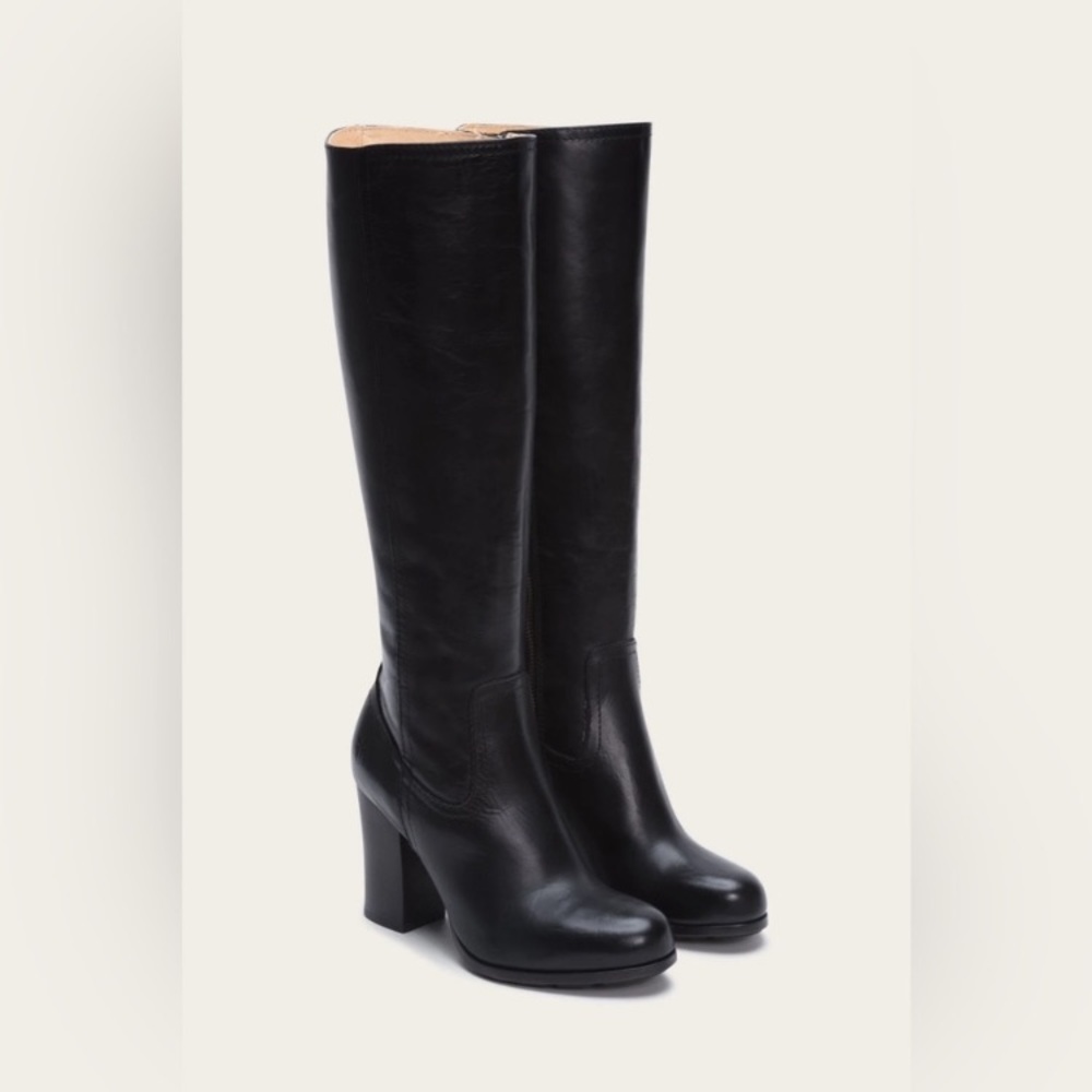 Rare Frye Parker Tall Black Boots